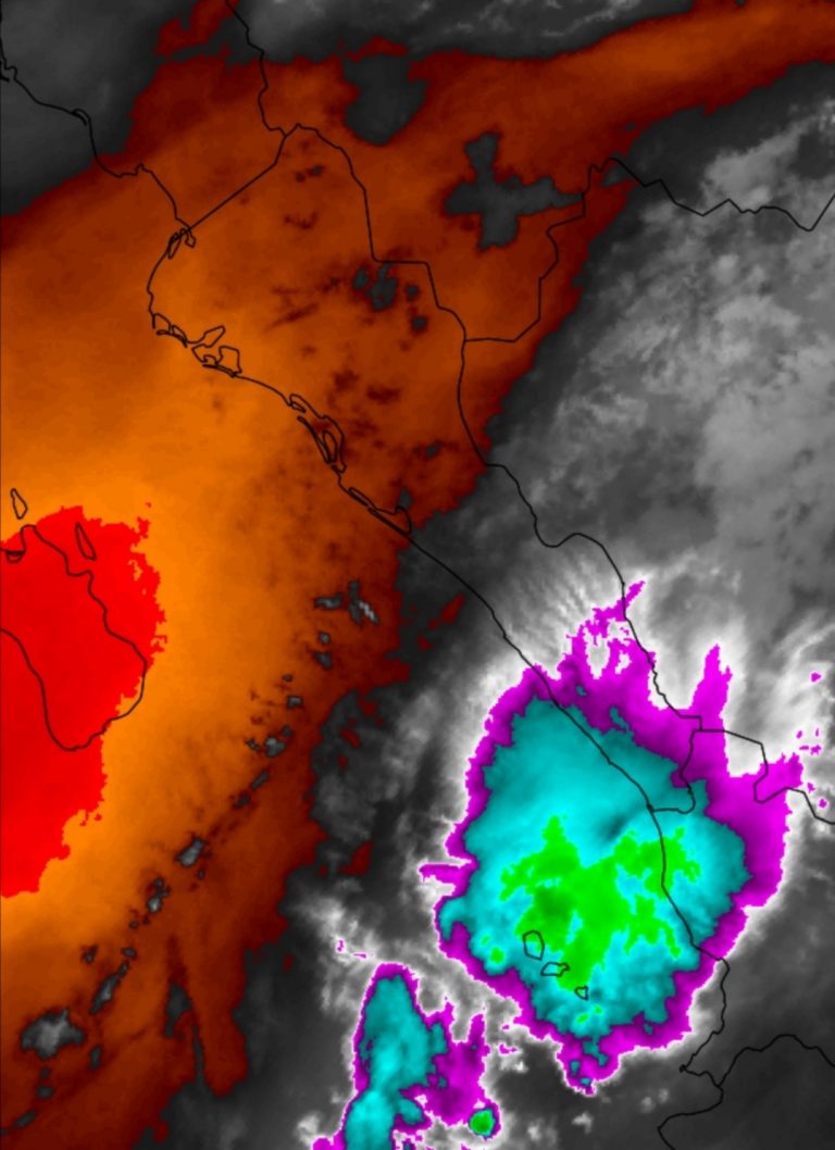 Genera baja presión lluvias en sur y centro de Sinaloa
