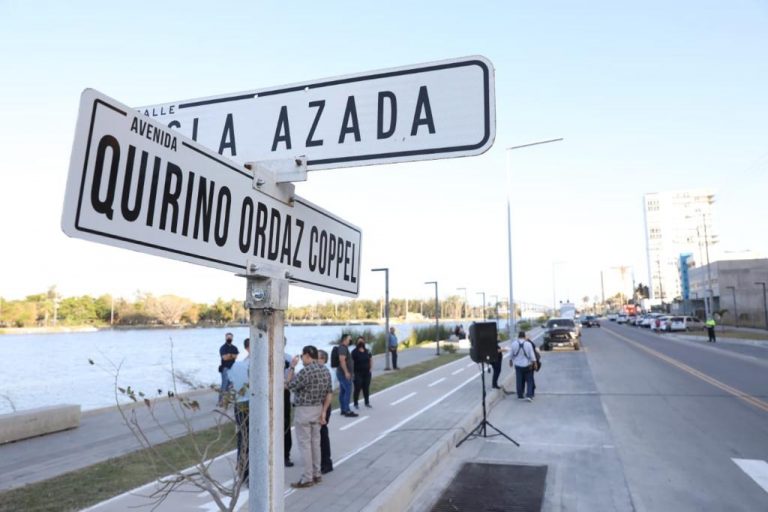 Cambian nombre a avenida por Quirino Ordaz
