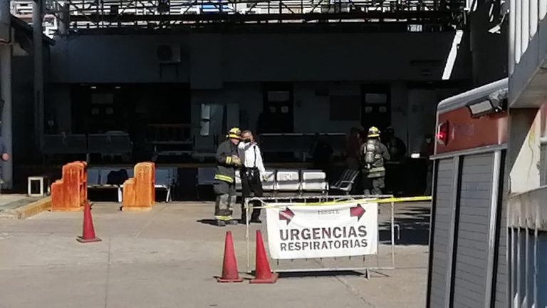 Evacuan ISSSTE Culiacán por derrame de líquido inflamable