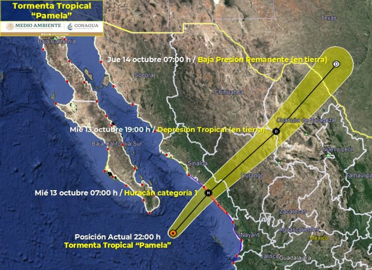 Podría intensificarse huracán camino a Sinaloa