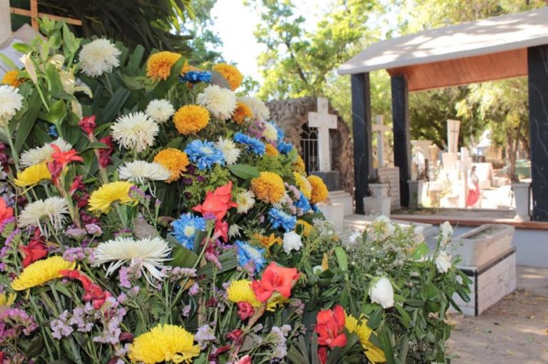 Libres cementerios de Navolato en Día de Muertos