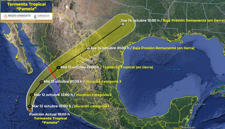 Se ubica tormenta al sur de Sinaloa