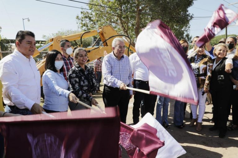 Rocha inició obras por más de 50 mdp en Ahome