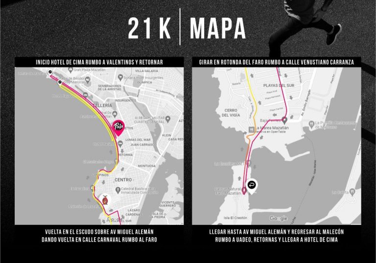 ¡Tome precauciones! Entrenarán corredores sobre banqueta del malecón