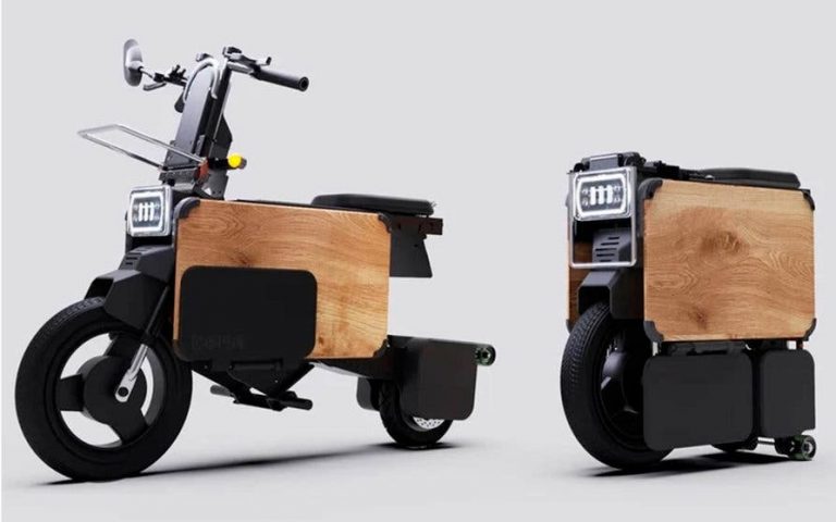 Una moto eléctrica plegable con 50 km de autonomía