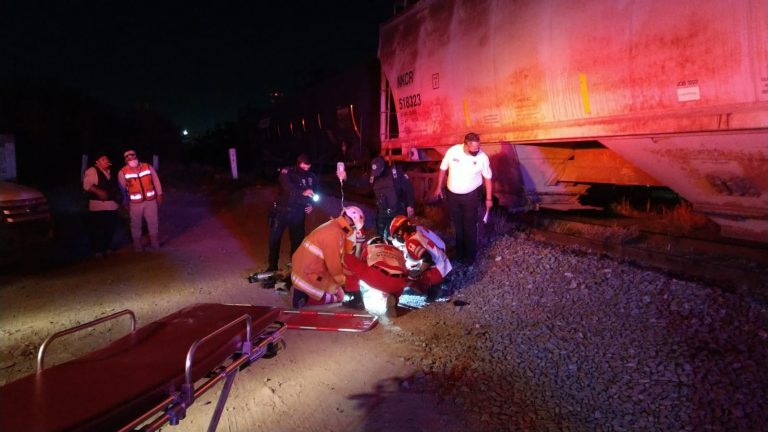 Arrolla tren a vecino de El Palmito