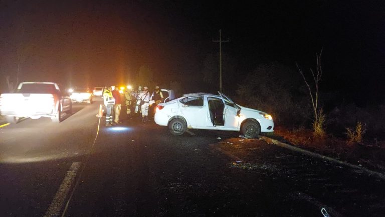 Un muerto y cuatro lesionados sobre la Culiacán-Mazatlán