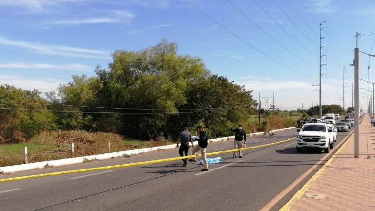 Fallece adulto mayor arrollado en la salida norte de Culiacán