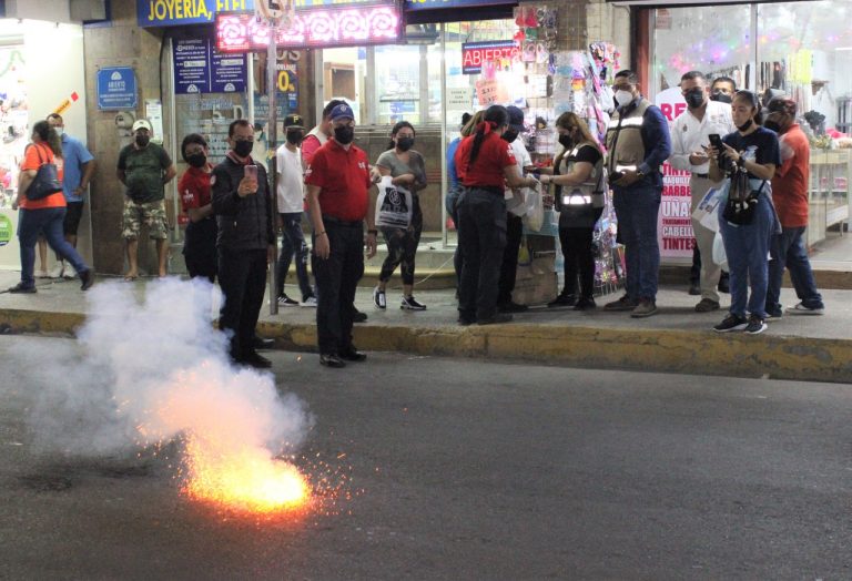 Emprende Mazatlán operativo antipirotecnia