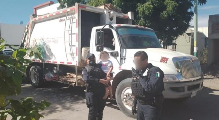 Recuperan a niña extraviada en Culiacán
