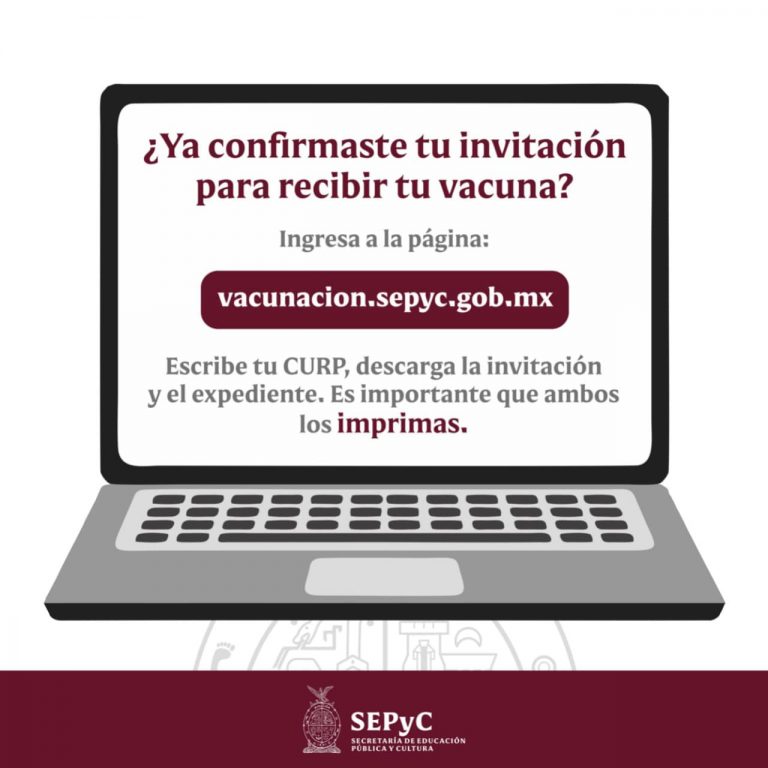 Maestro, inscríbete en este link para tu vacunación