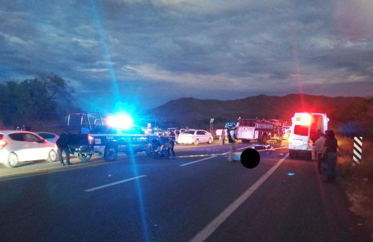 Deja un muerto y tres heridos carambola en La Campana