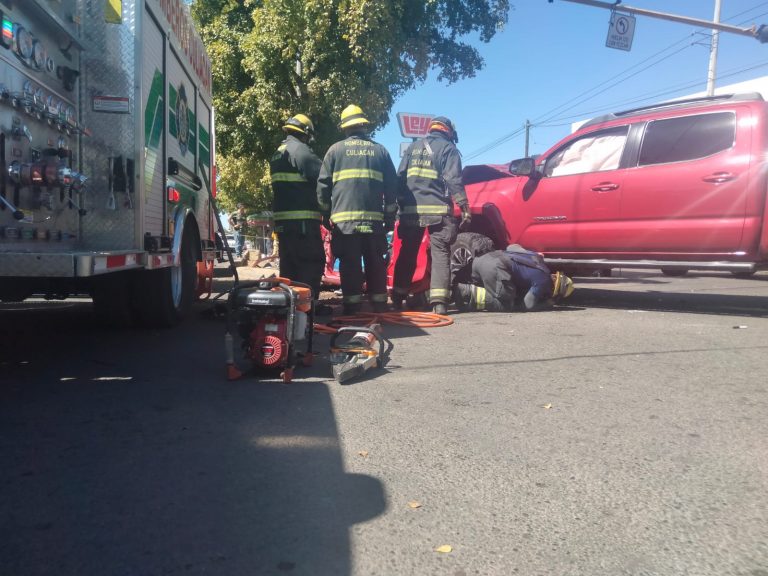Accidente deja un fallecido y tres heridos en Culiacán