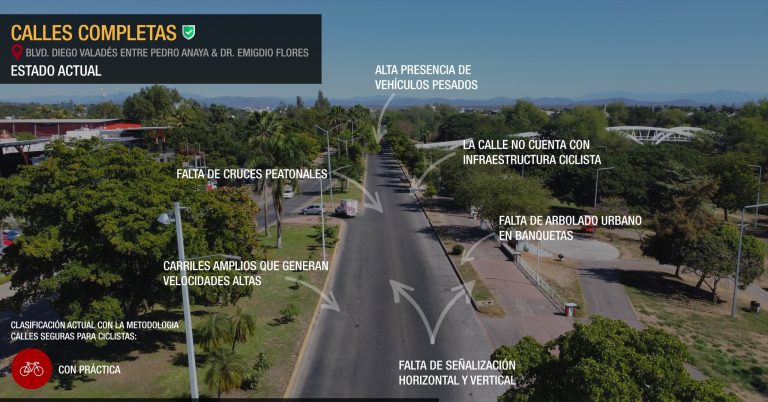 Refieren al bulevar Diego Valadés fallas viales