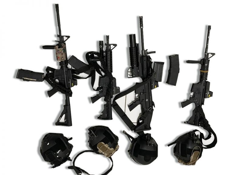 Con armas de grueso calibre aseguran a pareja