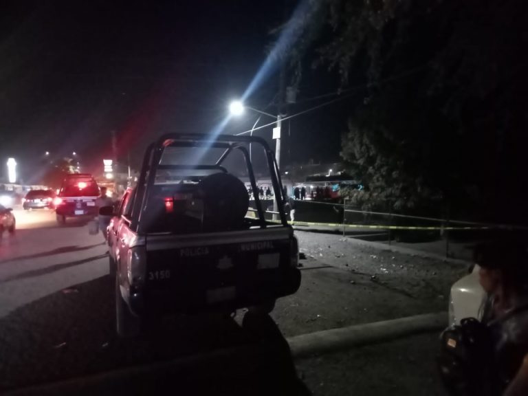 Navajean a desconocido en Villa Juárez, Navolato