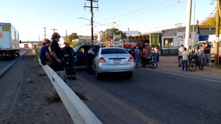 Arrollan a un nevero en primaria y termina en carambola con 4 heridos en El Diez
