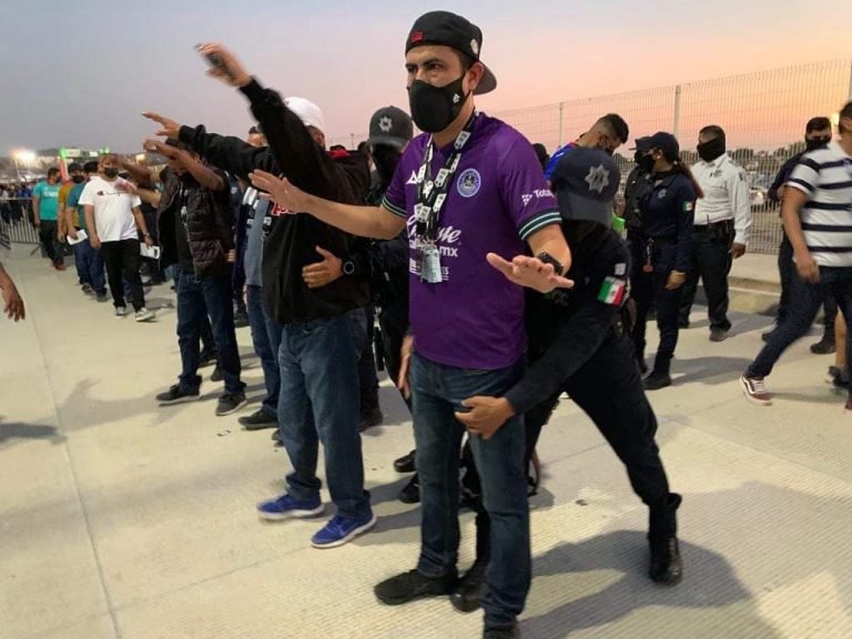 Operativo de bioseguridad previo al partido Mazatlán FC-Cruz Azul