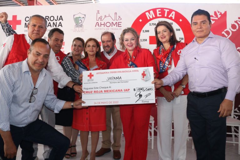 Recauda Cruz Roja Ahome $1.5 millones en menos de una hora