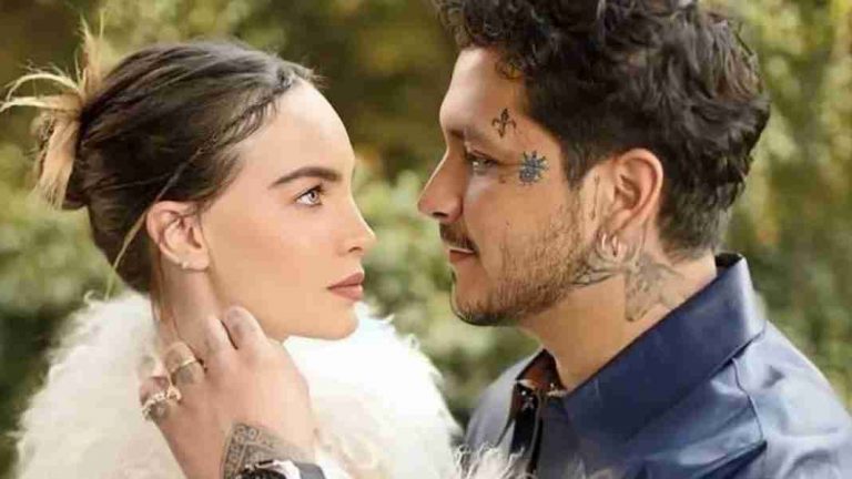 Exhibe Christian Nodal a Belinda y a su familia