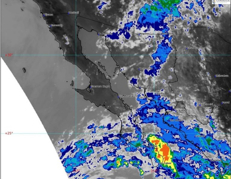Cubren nubes Sinaloa; estiman lluvias fuertes