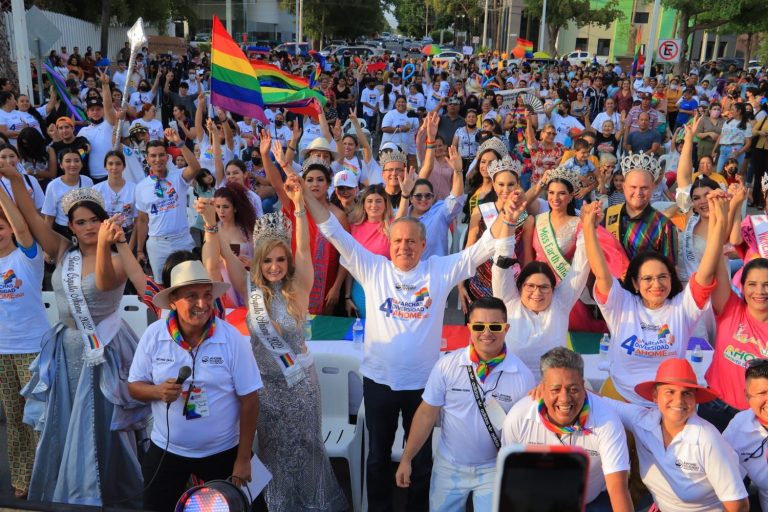 Realiza Ahome la cuarta marcha de la diversidad LGBT+
