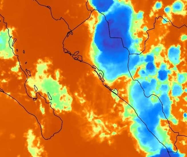 Se aproxima zona de tormentas al norte