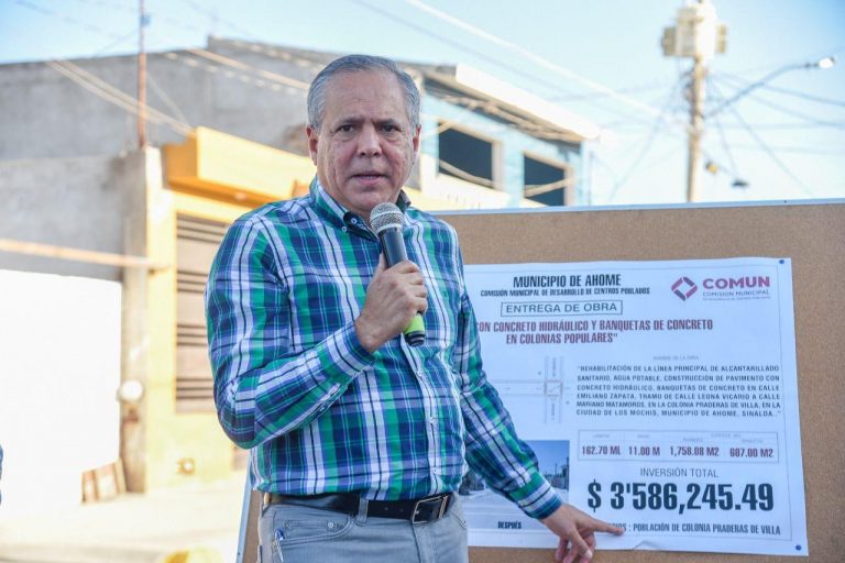 Esperaron 30 años por el pavimento de su calle