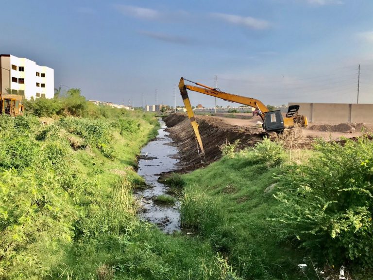 Al 95% limpieza de los 75 drenes y arroyos en Culiacán