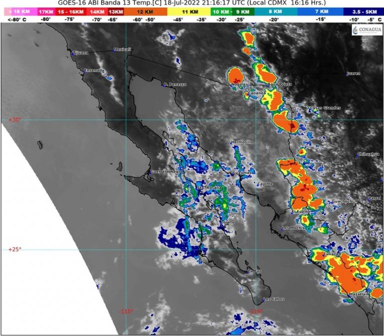 Se asoman intensas lluvias a Sinaloa