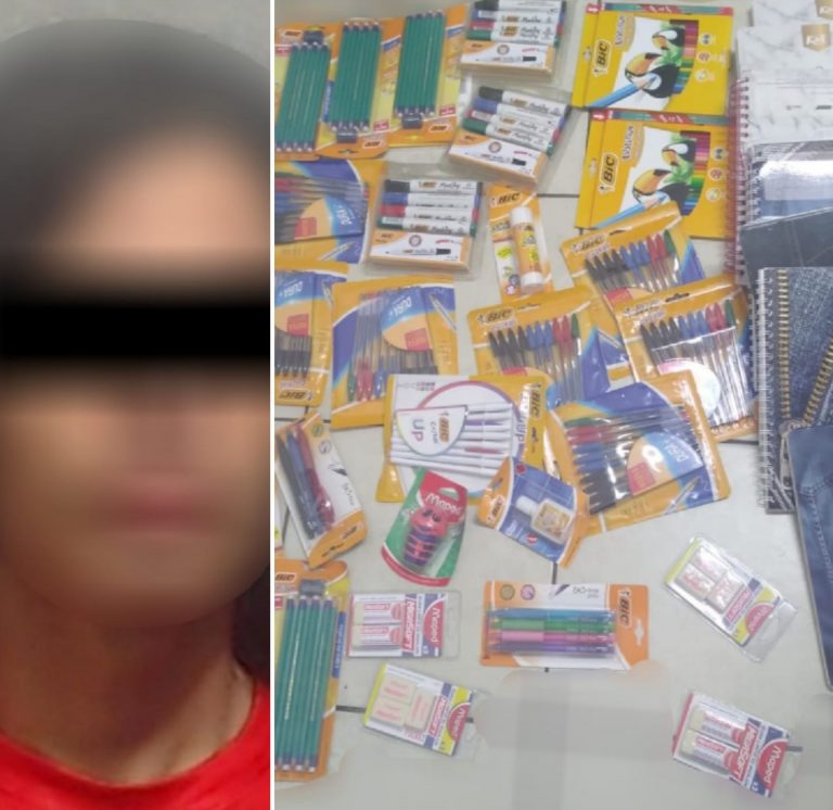 Joven se surtió de artículos escolares, pero lo arrestaron por robo