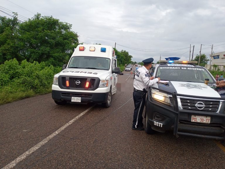 Fallece adulto mayor atropellado por camión de pasajeros