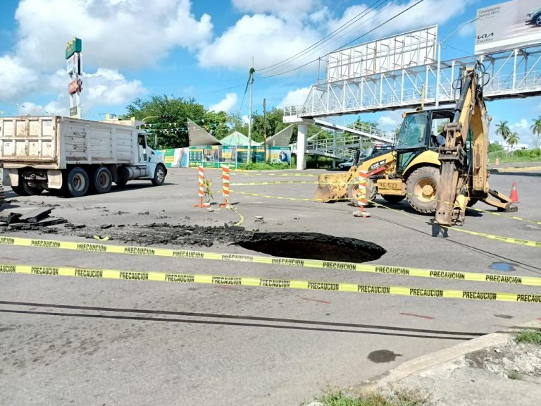 Se extenderán hasta el domingo trabajos de socavón en Humaya