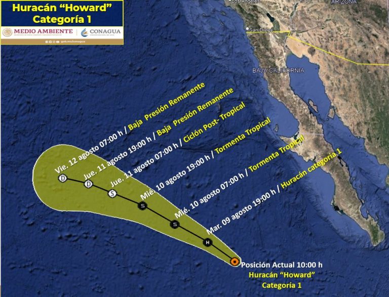 Se aleja huracán, pero advierten chubascos en Sinaloa