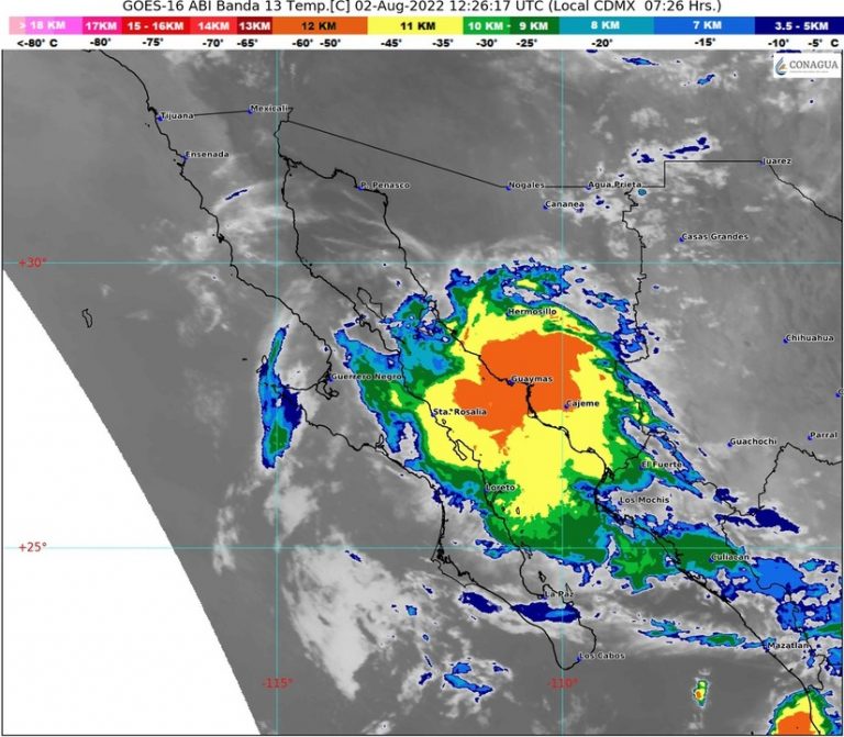 ¿Cielo despejado? Advierten otras vez lluvias muy fuertes