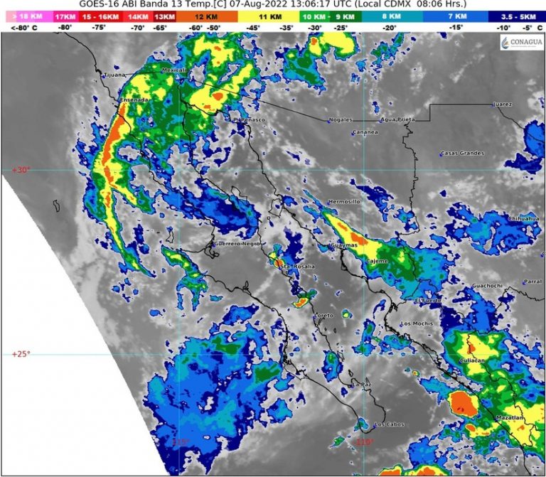 Cielo medio nublado este domingo con calor a 40°C
