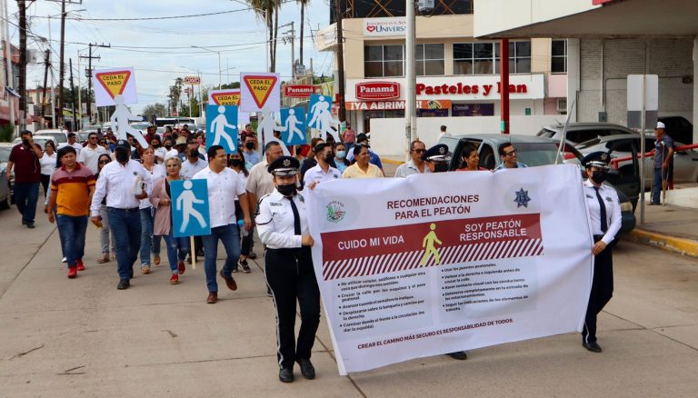 Emite Navolato recomendaciones al peatón