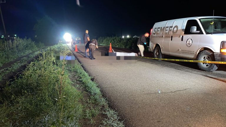 Un fallecido y 3 heridos tras choque de motos en Navolato