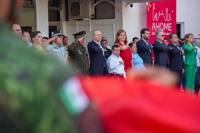 Realiza Ahome ceremonia del 212 aniversario de Independencia