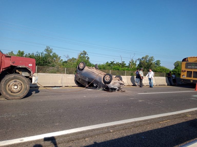 Deja un herido carambola en Culiacán-Eldorado