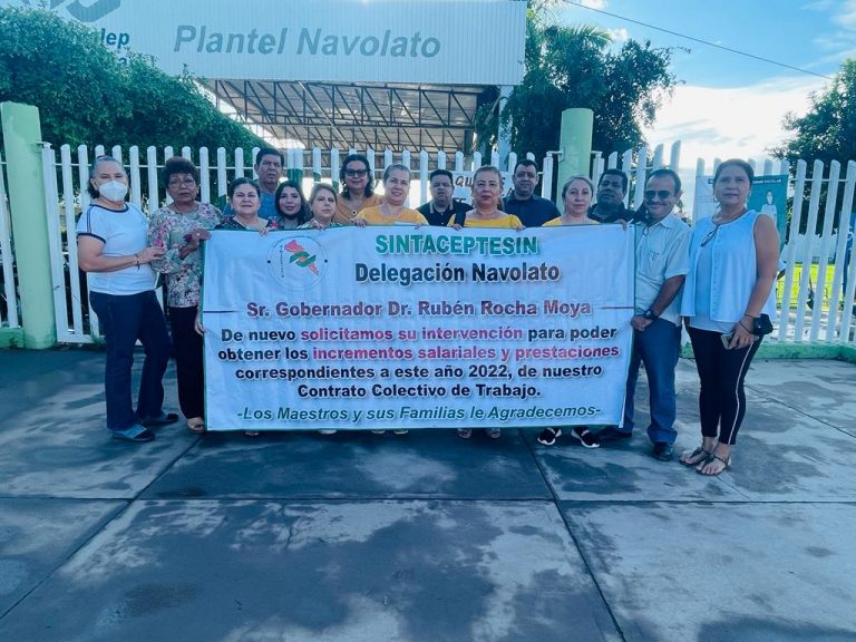 ¿Qué reclaman los maestros en Conalep Navolato?