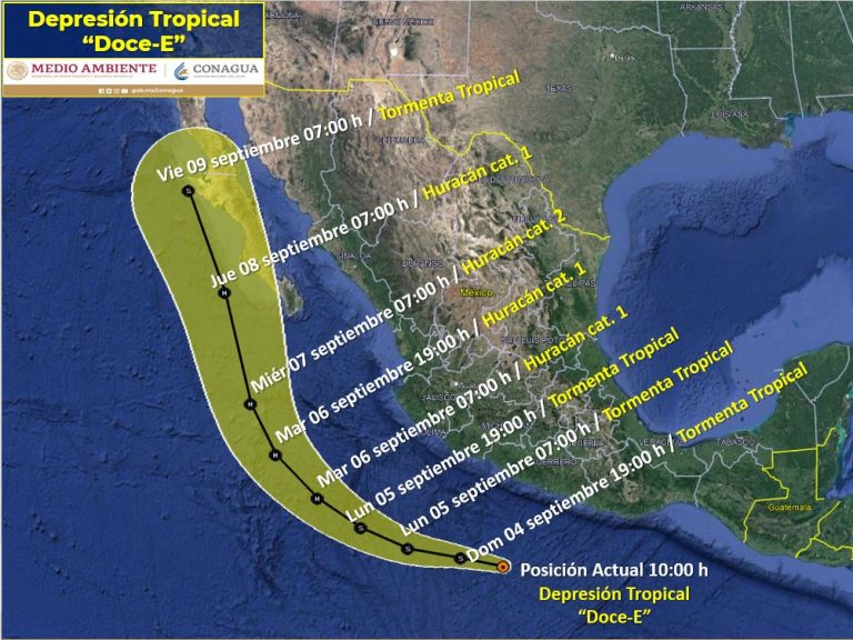 Se forma otra tormenta en el Pacífico; apunta a BCS