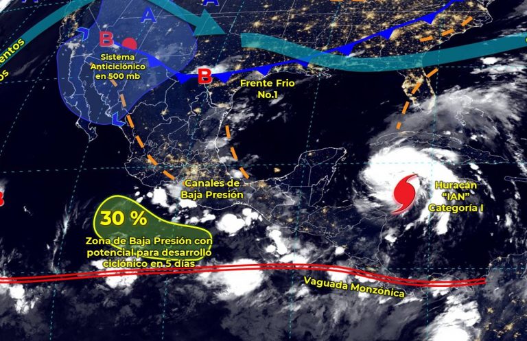 Se forma otro potencial ciclón en el Pacífico