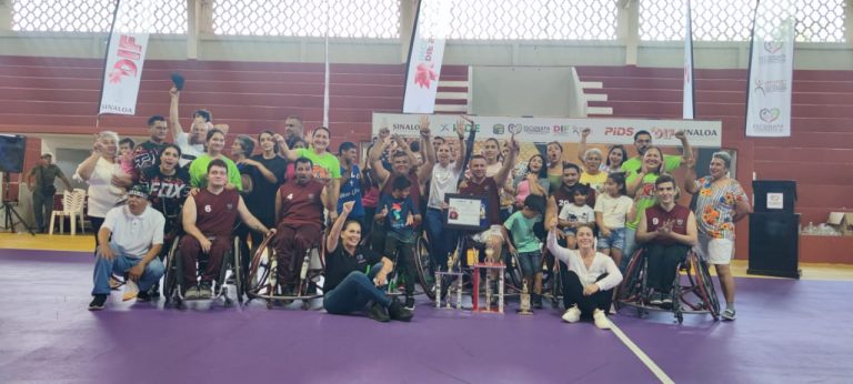 Logra Navolato campeonato estatal en silla de ruedas