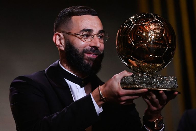 Karim Benzema se quedó con el Balón de Oro 2022