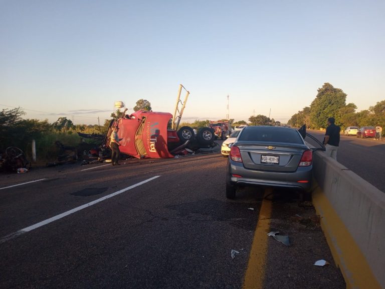 Un herido tras accidente en Balbuena, Navolato
