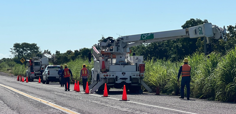 Se despliega CFE en el sur de Sinaloa por desabasto