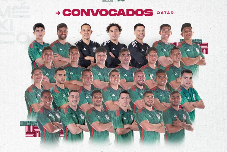 México da a conocer a sus 26 convocados para Qatar 2022