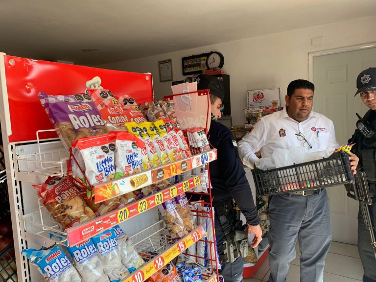 Incautan 20 kgs de pirotecnia en tienditas de Culiacán