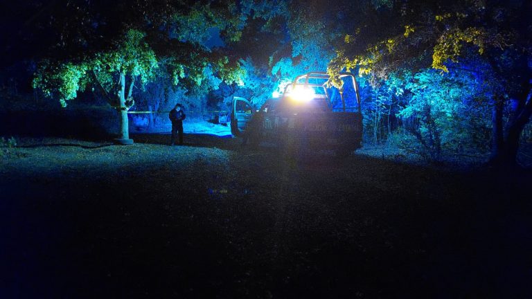 Había varios casquillos de arma corta; es en Aguaruto